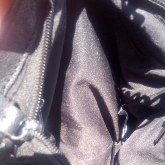 Black Floral Embellished Shoulder Bag - Picture 4 of 4